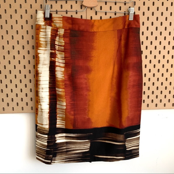 [SOLD]🎉HP🎉Calvin Klein Printed Skirt Size 14 - Picture 1 of 10